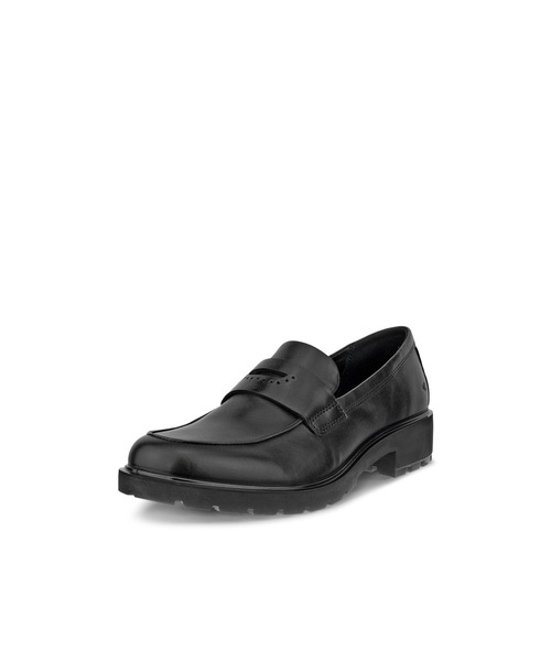 ECCO（エコー）の「軽量厚底 METROPOLE VIENNA ローファー しなやか上質カウレザー 本革（ローファー・メンズ・ブラック・36/37/38/39/35）」の2枚目の写真