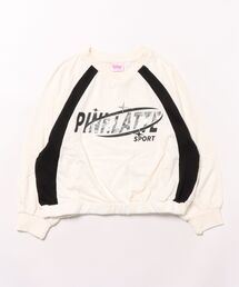 PINK-latte（ピンクラテ）の「PINK-late SPORT/ピンクラテスポーツ　ラバープリント長袖Ｔシャツ（Tシャツ/カットソー・キッズ）」