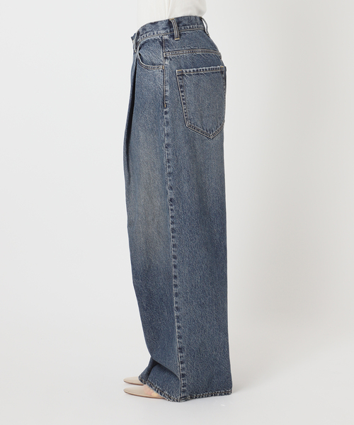 【新品】Plage R’IAM SUPER LOOSE プラージュ　デニム　38 R'IAM バレル DENIM パンツ（デニムパンツ）｜Plage（プラージュ