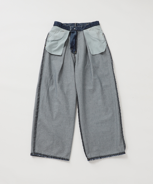 plage（プラージュ）の「R’IAM バレル DENIM パンツ（デニムパンツ・レディース・ブルー・34/36/38）」の15枚目の写真
