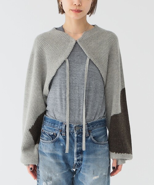 maturely（マチュアリー）の「maturely / ハート ボレロ（カーディガン/ボレロ・レディース・グレー/チャコールグレー・ONE SIZE）」の8枚目の写真