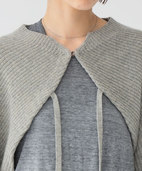 maturely（マチュアリー）の「maturely / ハート ボレロ（カーディガン/ボレロ・レディース・グレー/チャコールグレー・ONE SIZE）」の11枚目の写真