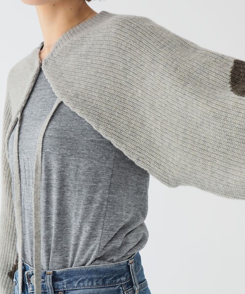 maturely（マチュアリー）の「maturely / ハート ボレロ（カーディガン/ボレロ・レディース・グレー/チャコールグレー・ONE SIZE）」の13枚目の写真