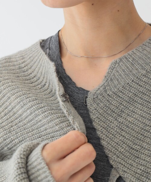 maturely（マチュアリー）の「maturely / ハート ボレロ（カーディガン/ボレロ・レディース・グレー/チャコールグレー・ONE SIZE）」の14枚目の写真