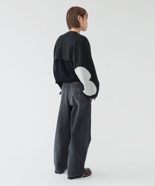 maturely（マチュアリー）の「maturely / ハート ボレロ（カーディガン/ボレロ・レディース・グレー/チャコールグレー・ONE SIZE）」の16枚目の写真