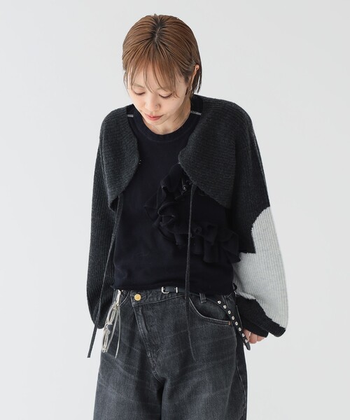 maturely（マチュアリー）の「maturely / ハート ボレロ（カーディガン/ボレロ・レディース・グレー/チャコールグレー・ONE SIZE）」の17枚目の写真