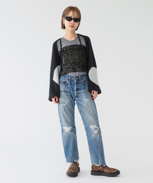 maturely（マチュアリー）の「maturely / ハート ボレロ（カーディガン/ボレロ・レディース・グレー/チャコールグレー・ONE SIZE）」の18枚目の写真