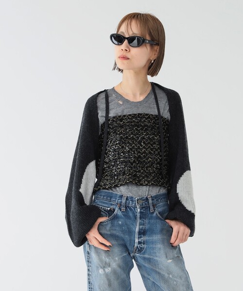 maturely（マチュアリー）の「maturely / ハート ボレロ（カーディガン/ボレロ・レディース・グレー/チャコールグレー・ONE SIZE）」の20枚目の写真