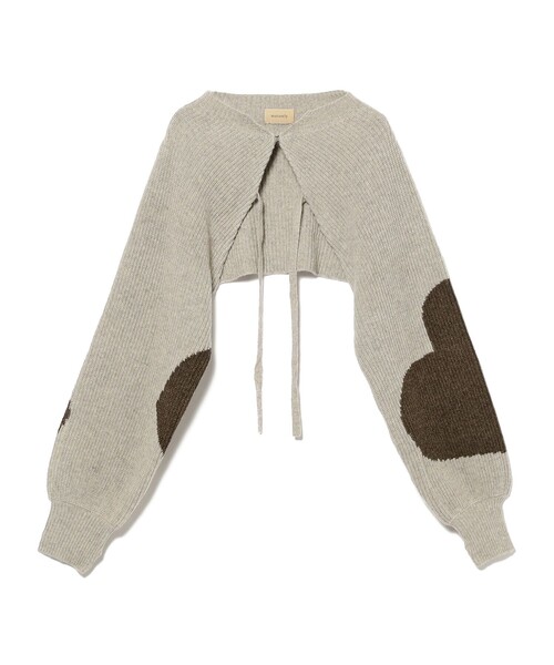 maturely（マチュアリー）の「maturely / ハート ボレロ（カーディガン/ボレロ・レディース・グレー/チャコールグレー・ONE SIZE）」の21枚目の写真