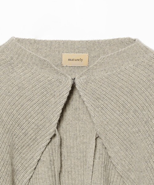 maturely（マチュアリー）の「maturely / ハート ボレロ（カーディガン/ボレロ・レディース・グレー/チャコールグレー・ONE SIZE）」の22枚目の写真