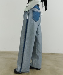 room153（ルームイチゴサン）の「フリップストレートデニム（デニムパンツ）」
