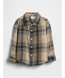 GAP | 二重織り プレイドシャツ (幼児・ベビー)(シャツ/ブラウス)