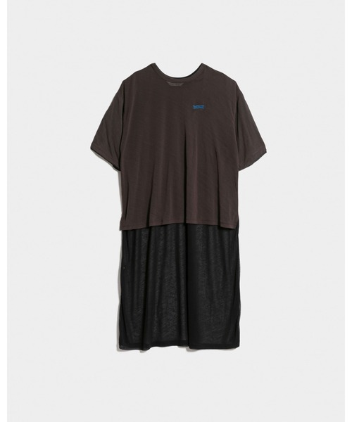 beautiful people（ビューティフルピープル）の「beautiful people sheer jersey flip dress top  1515310017（その他トップス・メンズ・ホワイト/チャコールグレー・38）」の8枚目の写真