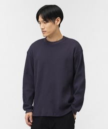 ティゴラ TIGORA ワッフルロングTシャツ
