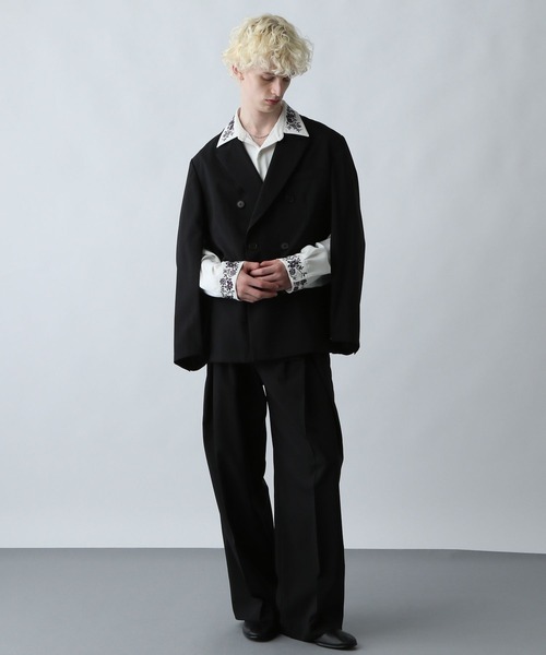 セール】【SET UP対応】クリスプシークレットアームダブルジャケット