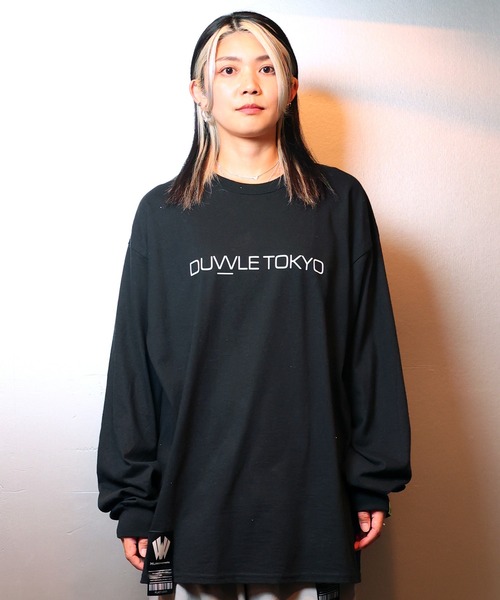 [W] by VIRGOwearworks（ダブリューバイヴァルゴウェアーワークス）の「Duvvle(W) tokyo girl（Tシャツ/カットソー・メンズ・ホワイト/ブラック・MEDIUM/LARGE/X-LARGE/XX-LARGE）」の3枚目の写真