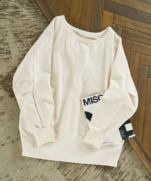 セール】限定展開 ボートネック ビックシルエット 裏毛 スウェット