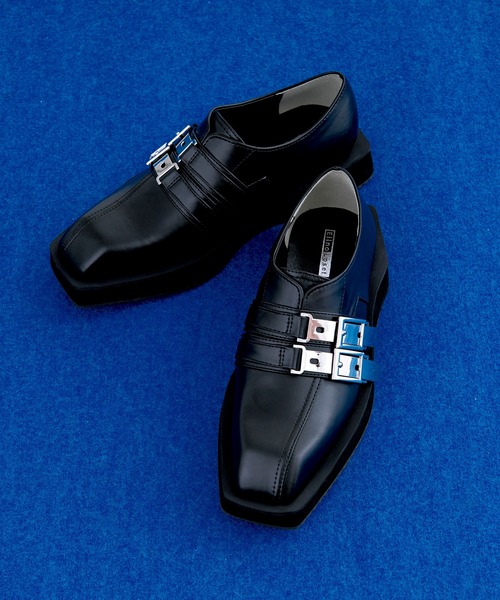 Ellno Loset（エルノロゼット）の「メタルバックルデザインローファー（ローファー・メンズ・ブラック・X-SMALL/SMALL/MEDIUM/LARGE/X-LARGE）」の12枚目の写真