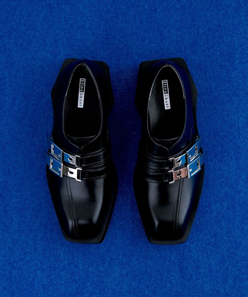 Ellno Loset（エルノロゼット）の「メタルバックルデザインローファー（ローファー・メンズ・ブラック・X-SMALL/SMALL/MEDIUM/LARGE/X-LARGE）」の11枚目の写真