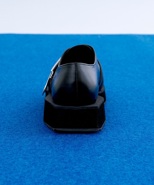 Ellno Loset（エルノロゼット）の「メタルバックルデザインローファー（ローファー・メンズ・ブラック・X-SMALL/SMALL/MEDIUM/LARGE/X-LARGE）」の8枚目の写真