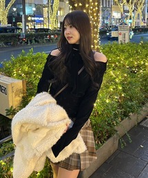 continuer de NICE CLAUP | ベロア＆ニットソーの2素材！(Tシャツ/カットソー)