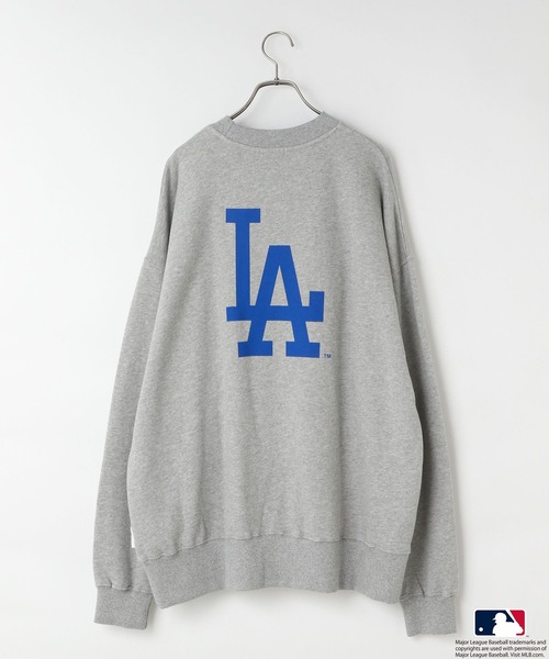 LOWRYS FARM（ローリーズファーム）の「ＭＬＢＢＩＧスウェット　579072（スウェット・レディース・ネイビー/シルバー/グリーン/ブラウン系その他・FREE）」の10枚目の写真