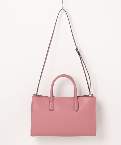 MICHAEL KORS(マイケルコース)の「SCARLETT レザー サッチェル ミディアム(ハンドバッグ・レディース・ローズ・FREE)」の2枚目の写真
