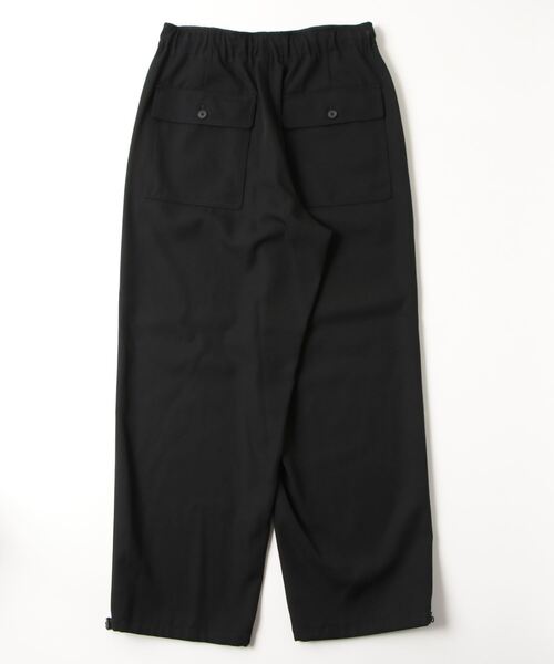 ATON(エイトン)の「ATON (エイトン) BACK SATIN | UTILITY PANTS(その他パンツ・メンズ・ブラック・4/6/2)」の6枚目の写真