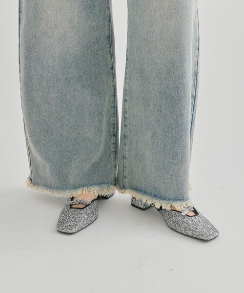 mystic（ミスティック）の「スクエアトゥリボンパンプス（パンプス・レディース・シルバー/ブラック・37/36/38）」の13枚目の写真