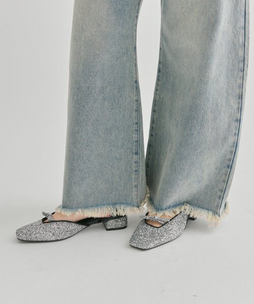 mystic（ミスティック）の「スクエアトゥリボンパンプス（パンプス・レディース・シルバー/ブラック・37/36/38）」の14枚目の写真