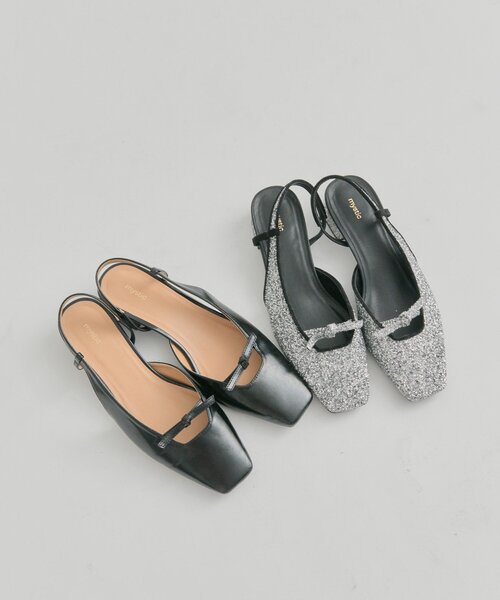mystic（ミスティック）の「スクエアトゥリボンパンプス（パンプス・レディース・シルバー/ブラック・37/36/38）」の17枚目の写真