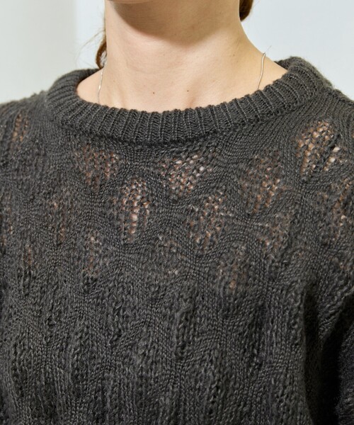 フランシュリッペ　17AW手編みぽこぽこプルオーバーニット[LKNP83835] 限定展開 ポコポコ ニット プルオーバー（ニット⁄セーター）｜FREAK\u0027S