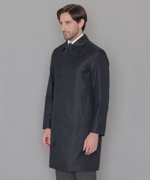 MACKINTOSH LONDON(マッキントッシュ ロンドン)の「【WEB・一部店舗限定】【DUNFORD】スビンコットンポリエステルギャバジンステンカラーコート(トレンチコート・メンズ・ベージュ系その他/ネイビー・38/40/42/36)」の6枚目の写真