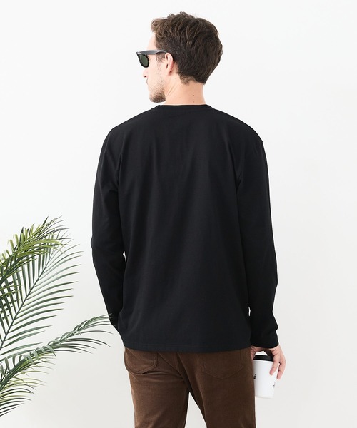 LB/S (エルビーエス)の「【汗染みの目立ちにくいTシャツ ZEROSTAIN/ゼロステイン】クルーネック 胸ポケットロンT 防汚 UVカット(Tシャツ/カットソー・メンズ・杢グレー/ブラック/ホワイト・MEDIUM/LARGE/X-LARGE)」の19枚目の写真