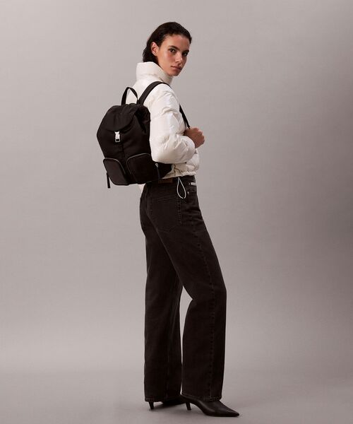 ポケットナイロンフラップバックパック（バックパック/リュック