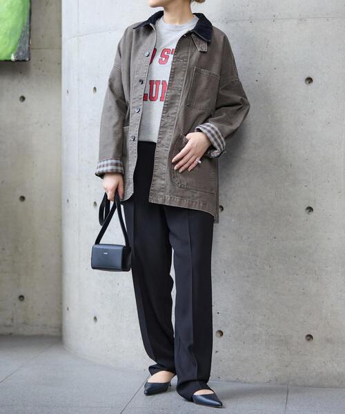 SOFFITTO(ソフィット)の「《2WAYストレッチ・紫外線防止・接触冷感》トラックパンツ(その他パンツ・レディース・ブラウン/ブラック・S/M/SS)」の22枚目の写真