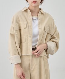 コーデュロイシャツ