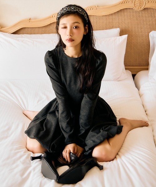 バルーンミニワンピース（ワンピース）｜AND COUTURE（アンド