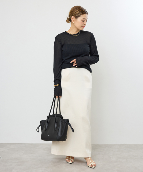 ドゥーズィエムクラス TOTAN Sheer Tシャツ Deuxieme Classe tシャツ TOTAN Sheer Tシャツ レディース