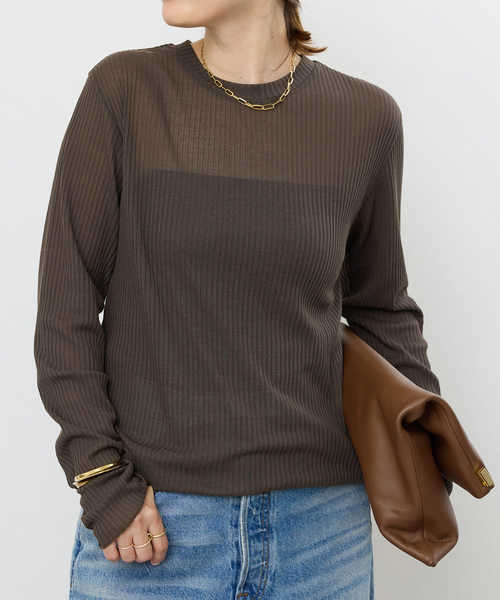 Deuxieme Classe TOTAN Sheer Tシャツ TOTAN Sheer Tシャツ（Tシャツ/カットソー）｜Deuxieme Classe