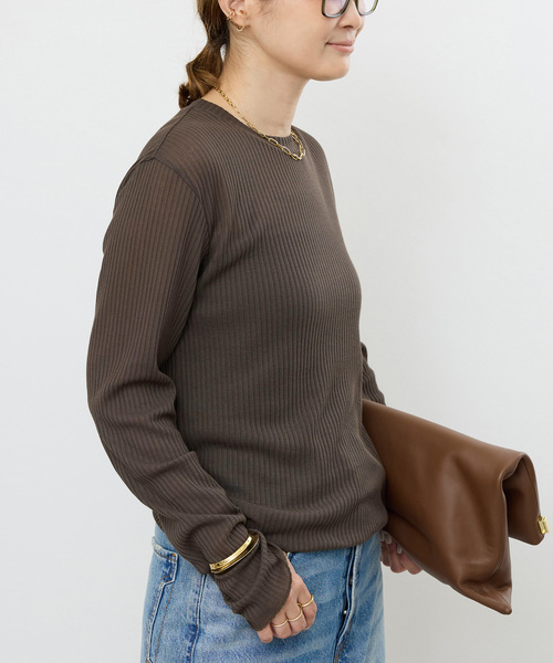 mona　Deuxieme Classe TOTAN Sheer Tシャツ TOTAN Sheer Tシャツ（Tシャツ／カットソー）｜Deuxieme Classe