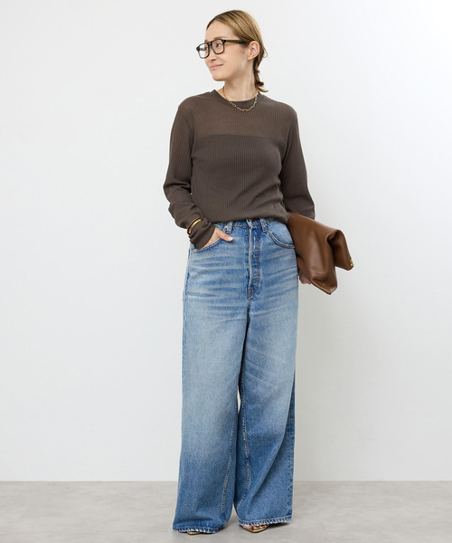 ドゥーズィエムクラス TOTAN Sheer Tシャツ Deuxieme Classe tシャツ TOTAN Sheer Tシャツ レディース