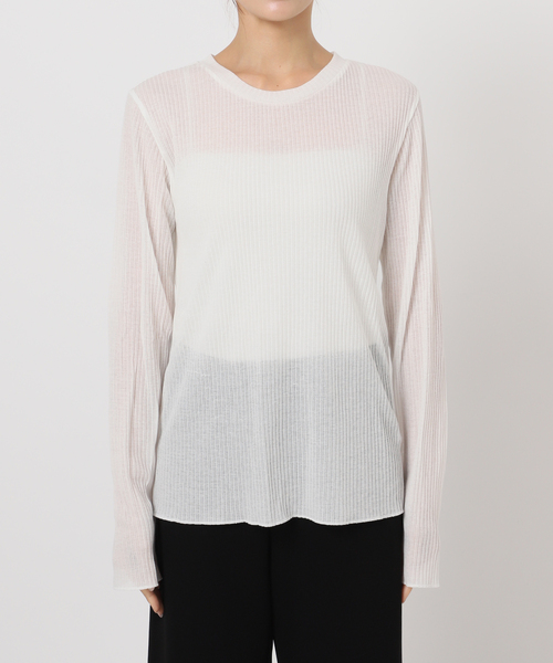 mona　Deuxieme Classe TOTAN Sheer Tシャツ mona Deuxieme Classe TOTAN Sheer Tシャツ TOTAN Sheer Tシャツ