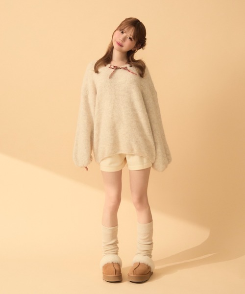 セール】チェックリボンニット（ニット/セーター）｜TITTY&CO.（ティ