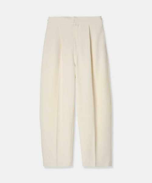 louren（ローレン ）の「【louren/ローレン】single tuck cocoon pants/シングルタックコクーンパンツ（その他パンツ・レディース・ブラック/アイボリー・MEDIUM/SMALL）」の2枚目の写真