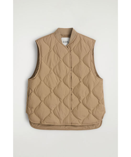 オーバーサイズキルティングダウンジレ（その他アウター）｜COS（コス