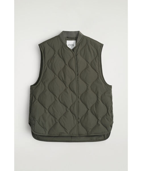 オーバーサイズキルティングダウンジレ（その他アウター）｜COS（コス