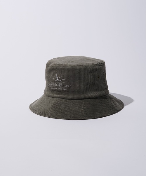Eddie Bauer(エディーバウアー)の「コーデュロイ ロゴ バケットハット(ハット・メンズ・カーキ/ダークネイビー/ブラウン・F)」の8枚目の写真