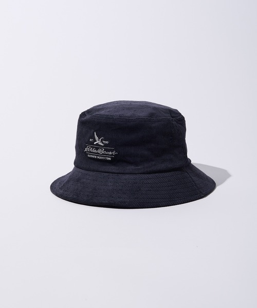Eddie Bauer(エディーバウアー)の「コーデュロイ ロゴ バケットハット(ハット・メンズ・カーキ/ダークネイビー/ブラウン・F)」の4枚目の写真