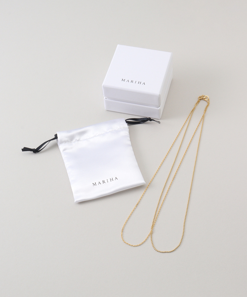 plage(プラージュ)の「MARIHA / マリハ Silent Rain NECKLACE DOUBLE ネックレス 40cm(ネックレス・レディース・ゴールド・FREE)」の4枚目の写真